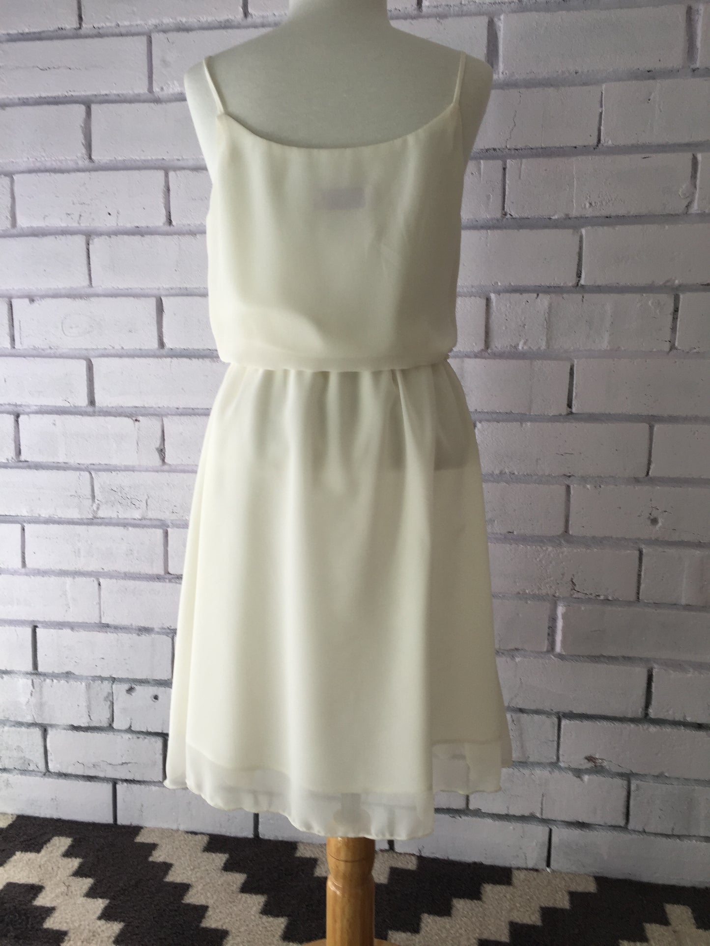 "Katie" Frill neckline dressq