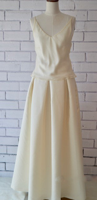 "Sienna" Box-pleat skirt
